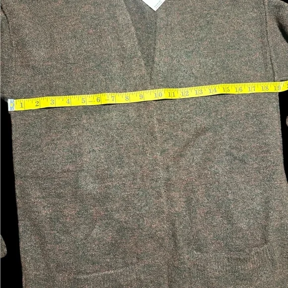 Anthropologie Chocolate Brown Open-Front Cardigan, very elegant . - Picture 9 of 11